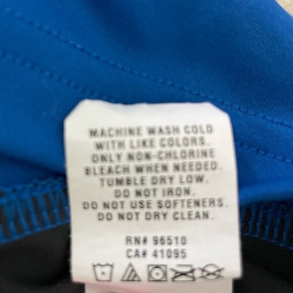 Under Armour HeatGear Shirt Loose Fit Blue and Black - Picture 7 of 9